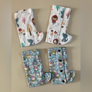 2 sets of handmade happy baby suck pads, never used